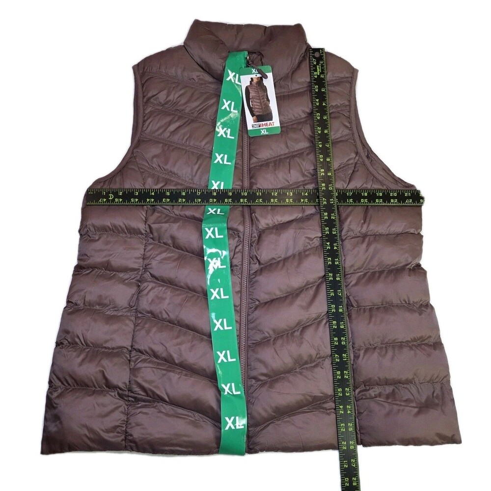 32 Degrees HEAT Women's Puffer Vest Nylon & Polyester, Pink, Size XL - Picture 4 of 4